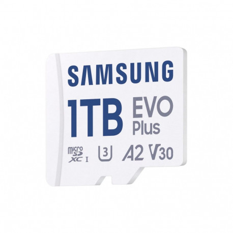Samsung EVO Plus 1.0TB microSDXC, memory card white, UHS-I U3, Class 10, V30, A2