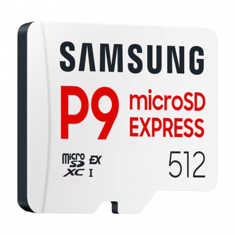 P9 Express 512 GB microSDXC (weiß, PCIe Gen3.0x1, NVMe 1.3, SD 7.1, UHS-I)