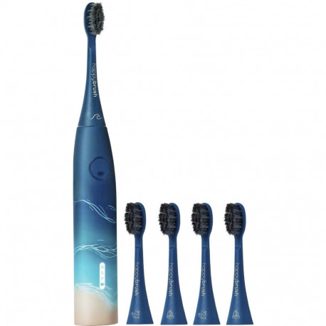 ECO VIBE 3 Starterkit Ocean + 4 Refills, Elektrische Zahnbürste (blau/beige)