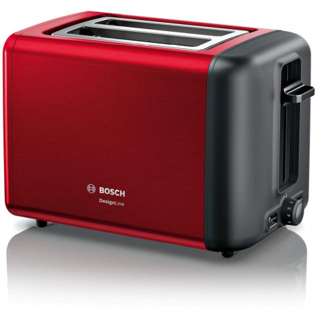 Kompaktne röster DesignLine TAT3P424DE 970W 2 röstsaiaviilule, punane/must