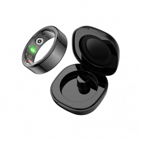 COLMI R02 Smart Ring, size 10, 19.8 mm (black) + charging case