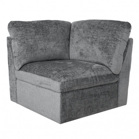 Modular sofa SAMOA 1-seater corner section, grey
