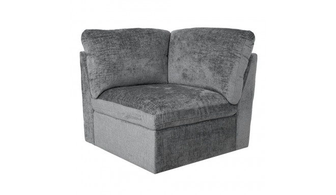 Modular sofa SAMOA 1-seater corner section, grey