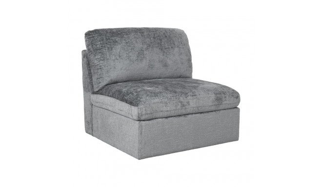 Modular sofa SAMOA 1-seater armless section, grey