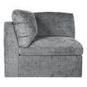 Modular sofa SAMOA 1-seater corner section, grey