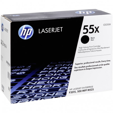 HP toonerkassett 55X CE255X, must