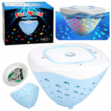 Basseini LED-lamp IP68 kalakujuline 6-režiimiline, värviline