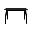 DINING TABLE BLACK 70X120X75