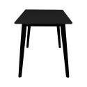 DINING TABLE BLACK 70X120X75