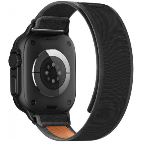 Tech-Protect watch strap Nylon Elite Apple Watch 44/45/46/49mm, black/orange