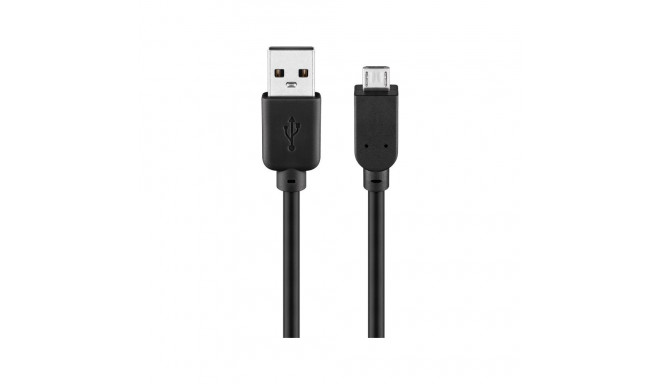 USB kaabel Wentronic USB-A - USB Micro-B, 1.8m