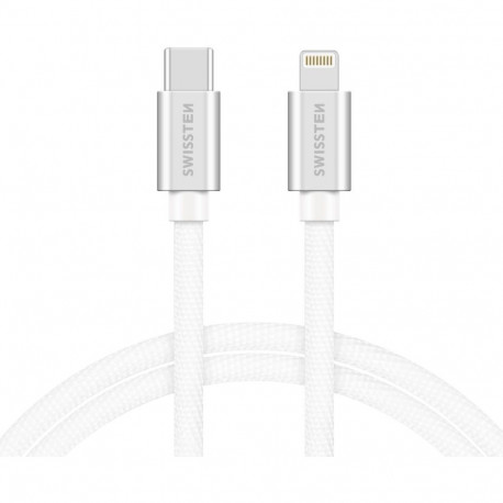 USB kaabel Swissten USB-C - Lightning 1.2m, hõbe