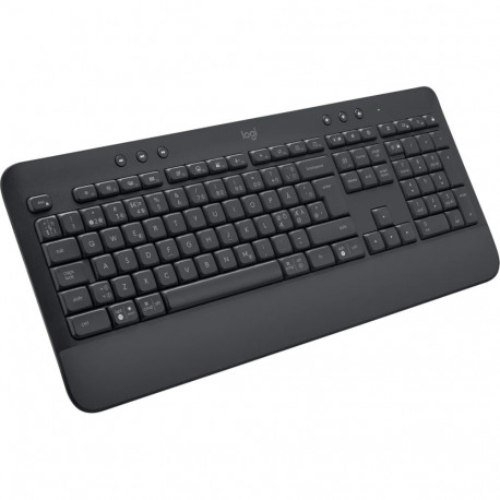 Juhtmevaba klaviatuur Logitech Signature K650 SWE, tumehall