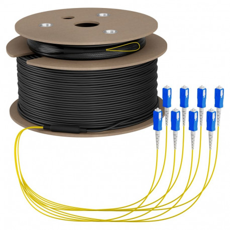 "EFB Trunkkabel U-DQ(ZN)BH OS2 8E (1x8) SC-SC 150m Dca LSZH G657A1"