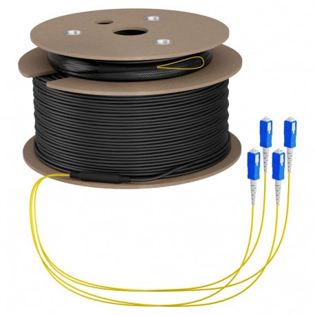 "EFB Trunkkabel U-DQ(ZN)BH OS2 4E (1x4) SC-SC 70m Dca LSZH G657A1"