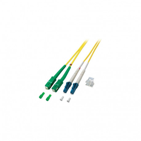 "EFB Duplex Patchkabel LC-SC/APC OS2 G652D 1m LSZH 2mm gelb"