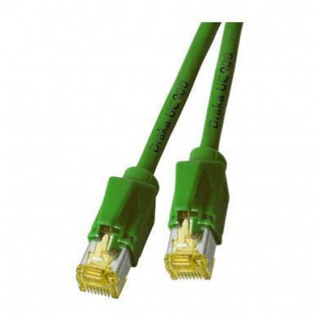 "EFB RJ45 Patchkabel Cat.6A S/FTP LSZH Draka UC900 TM31 grn 0,25m"