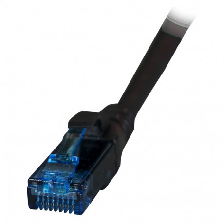 "EFB RJ45 Patchkabel Cat.6A U/UTP LSZH Premium 500MHz schwarz 7,5m"