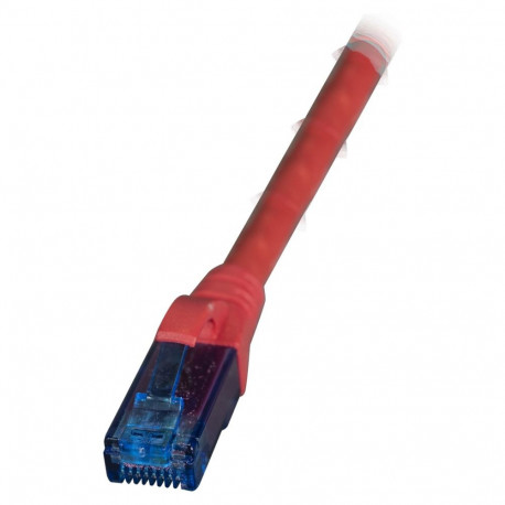 "EFB RJ45 Patchkabel Cat.6A U/UTP LSZH Premium 500MHz rot 0,15m"