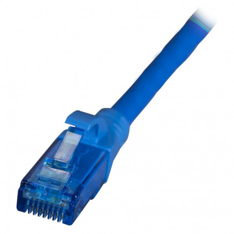 "EFB RJ45 Patchkabel Cat.6A U/UTP LSZH Premium 500MHz blau 0,15m"