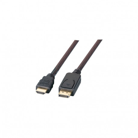 "EFB DisplayPort/HDMI Kabel 4K60Hz,A-A St-St, 5m, schwarz"