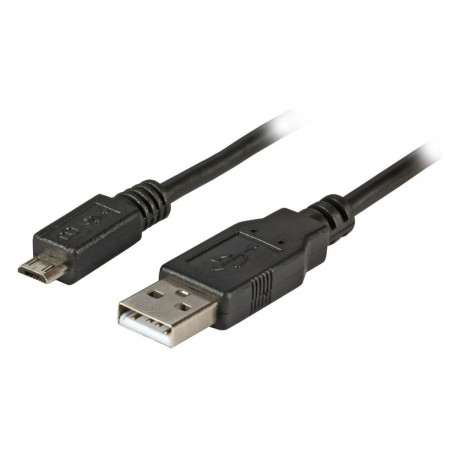 "EFB USB2.0 Anschlusskabel A-Micro-B 5pol., ,St.-St., 1,8m, schwarz, Classic"