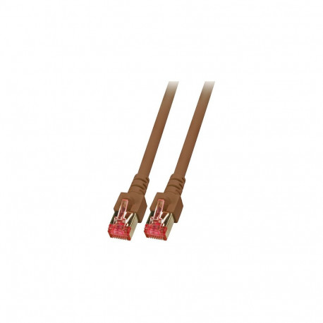 "EFB RJ45 Patchkabel Cat.6 S/FTP LSZH braun 30m"