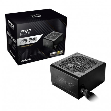 "850W ASRock Pro Series PRO-850G 850W ATX 80+ Gold black"