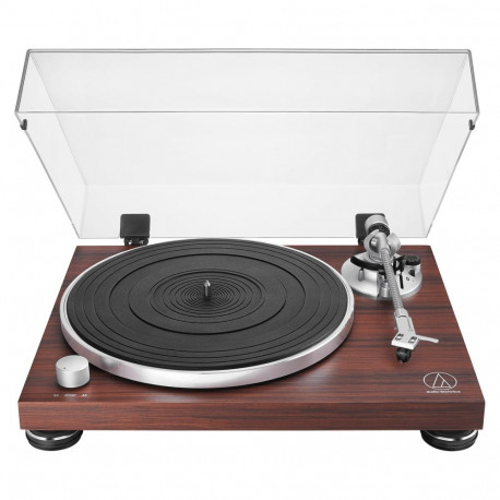 Audio Technica plaadimängija AT-LPW50BTRW puidust Bluetoothiga phono-eelvõimendiga