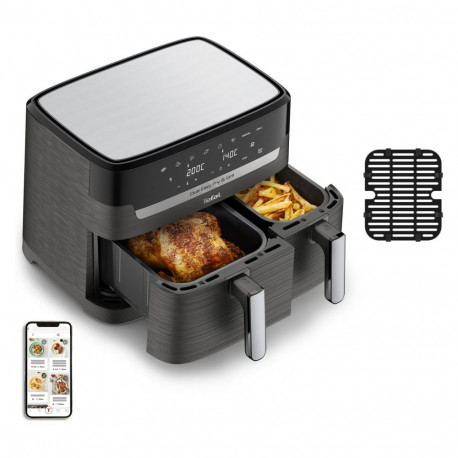 Dual kuumaõhufritüür Easy Fry & Grill EY905B 8,3l, kahekordne, puutetundlik, eraldiseisev, hall