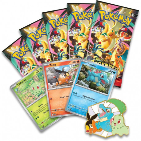 Collectible Card Game - Pokémon Mega Evolution Ascended Heroes Deluxe Pin Collection With 3 Promo Ca