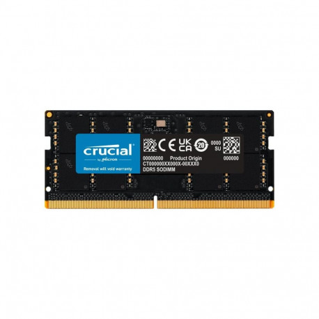 RAM Module - Crucial DDR5 48GB 5600MHz SO-DIMM ECC Memory Module Black
