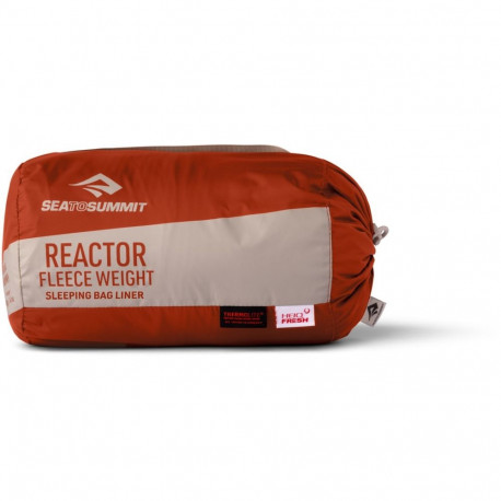 Sleeping Bag Liner - Sea To Summit Reactor Fleeceweight Liner 198 cm, 430 g, Picante Red