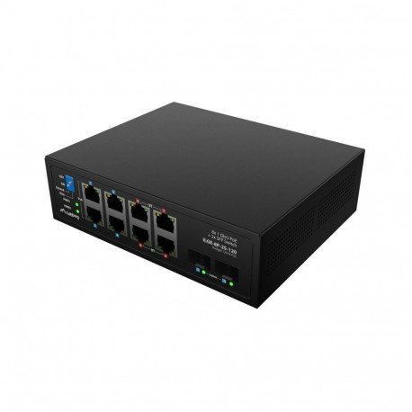 Lanberg võrgulüliti ILGE-8P-2S-120 haldamata PoE 4xBT 4xAT 4xSFP DIN rail Gigabit Ethernet