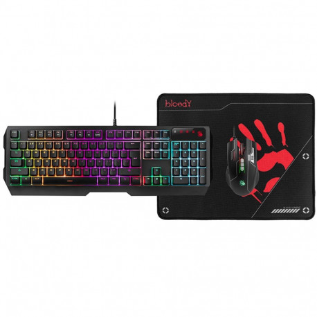 A4Tech 47265 B1700 Bloody USB Set, Black With RGB