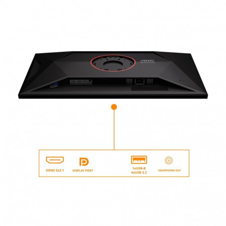 AOC U32G4U Monitor gaming 31.5inch 3840x2160 16:9 Fast IPS 160Hz HAS 130mm HDMI x 2x 2.1 DP x 1x 1.4