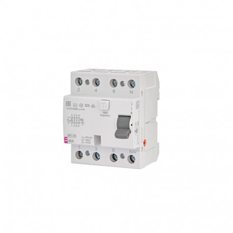 EFI-P4 A 4P 40 A 30 mA rikkevoolurelee