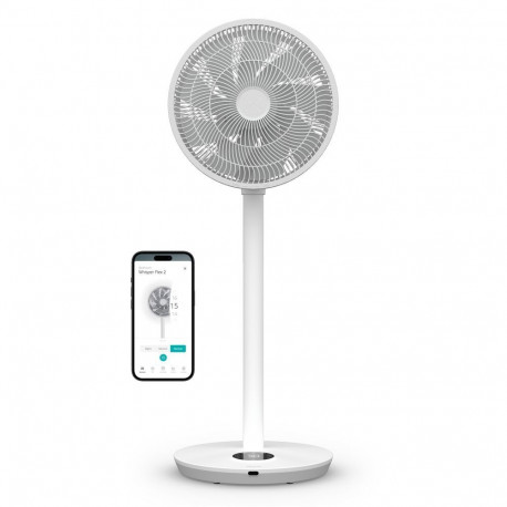 Duux Fan | Whisper Flex 2 | Stand Fan | White | Diameter 34 cm | Number of speeds 30 | Oscillation |