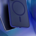 3mk Smoke MagCase for iPhone 16 - Blue-Translucent