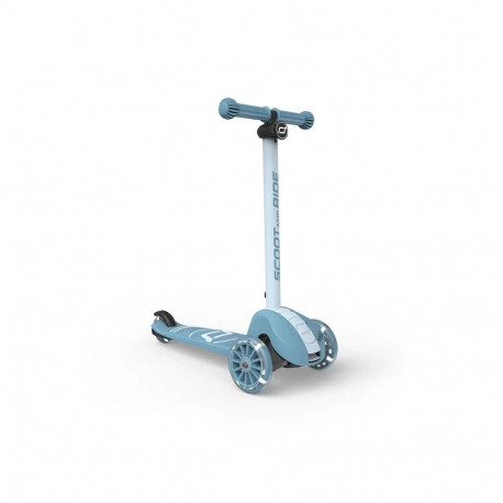 Scoot and Ride tõukeratas Highwaykick 3S LED, terashall