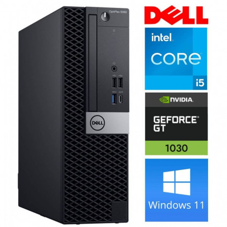 DELL 5060 SFF i5-8500 8GB 256SSD M.2 NVME GT1030 2GB WIN11Pro