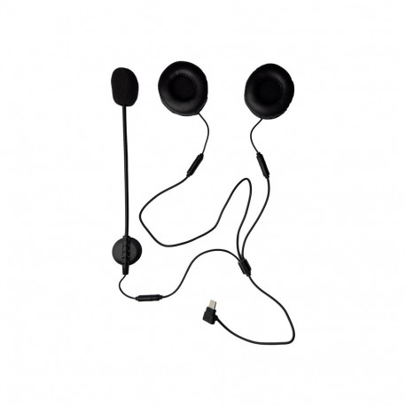 Type C headset for motorcycle helmet for K1/MS8/MS20 intercom EJEAS HIFI-M4H