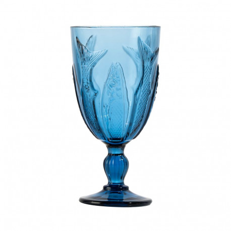 Wine goblet GIO MARE H16.3cm, blue