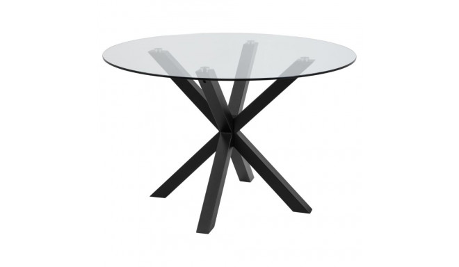Söögilaud HEAVEN ümmargune Ø119 cm, selge