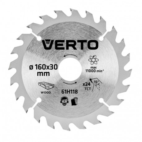 Saeketas 160x30mm karbiidiga 24 hammast