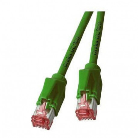 "EFB RJ45 Patchkabel Cat.6A S/FTP LSZH Draka UC900 TM21 grn 0,25m"
