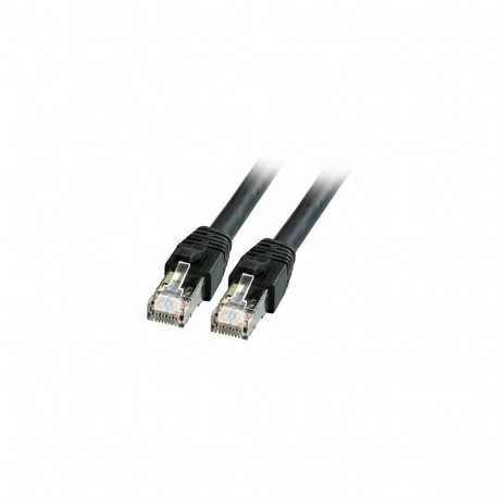 "EFB RJ45 Patchkabel Cat.8.1 S/FTP LSZH BC schwarz 7,5m"