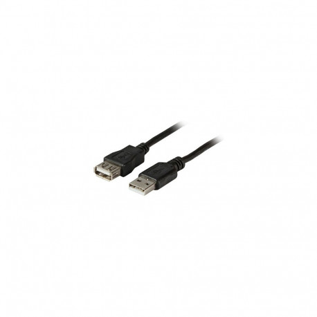 "EFB USB2.0 Verlngerungskabel A-A, St.-Bu., 1,0m, schwarz, Premium"