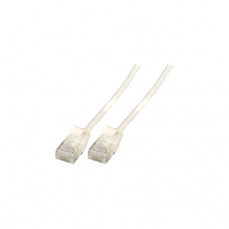"EFB RJ45 Patchkabel Cat.6A U/UTP TPE 3,6mm ultraflex wei 0,5m"