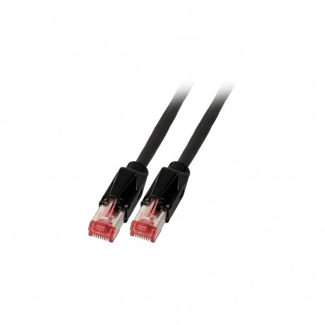 "EFB RJ45 Patchkabel Cat.6A S/FTP LSZH Dtwyler 7702 TM21 schwarz 1m"